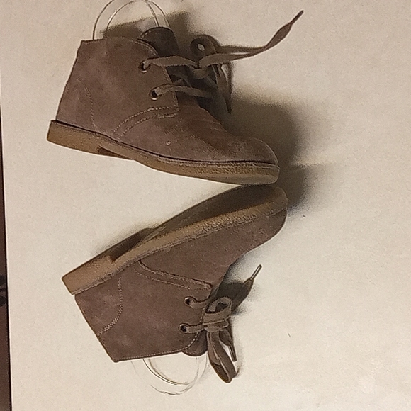 LUCKY BRAND brown suede ankle boots size 8 1/2B - Picture 4 of 8